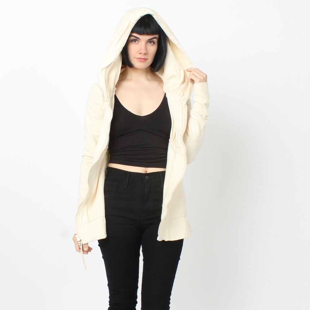 Mid-Victorian hoodie in Cream